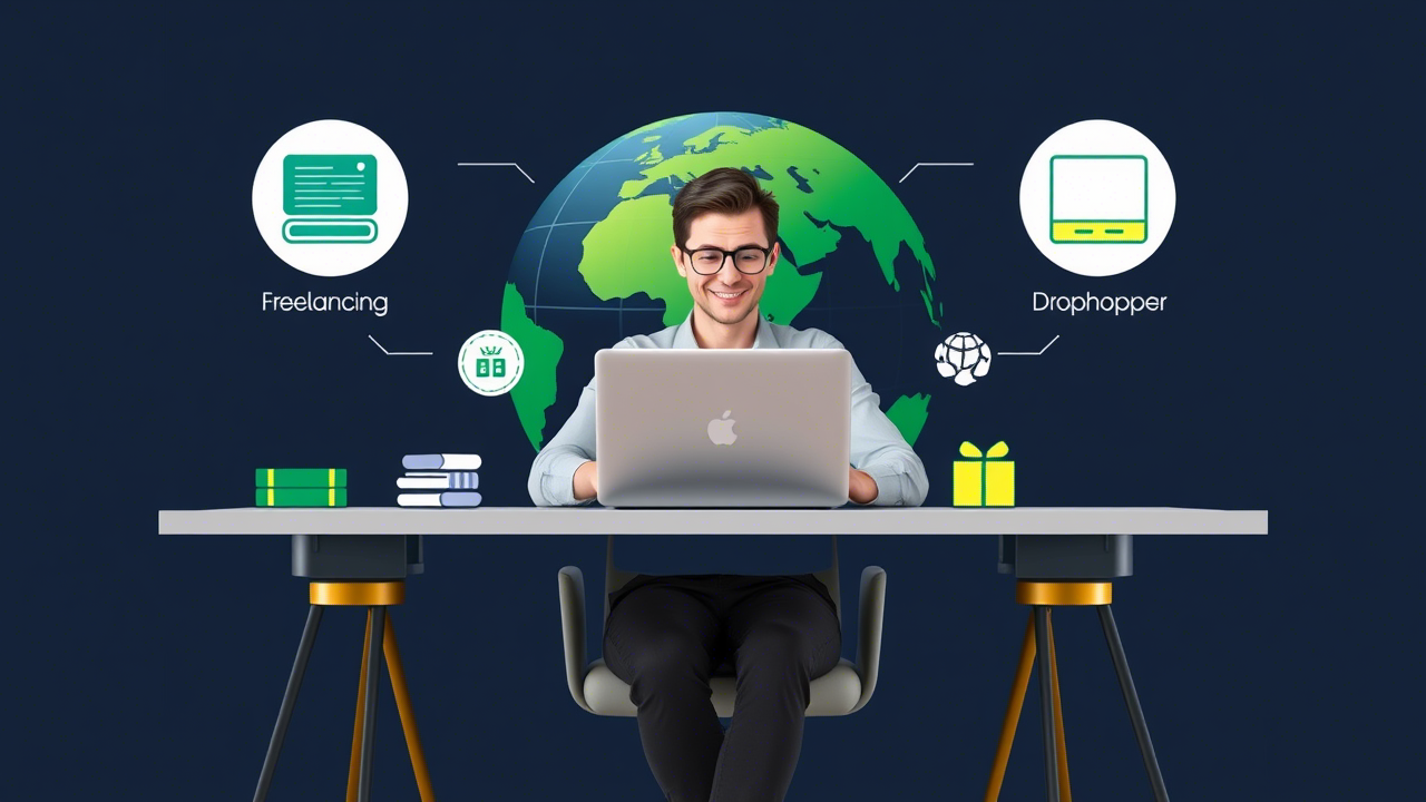 ۵ روش ثبت نام در سایت‌های خارجی برای کسب درآمد: از فریلنسری تا Dropshipping